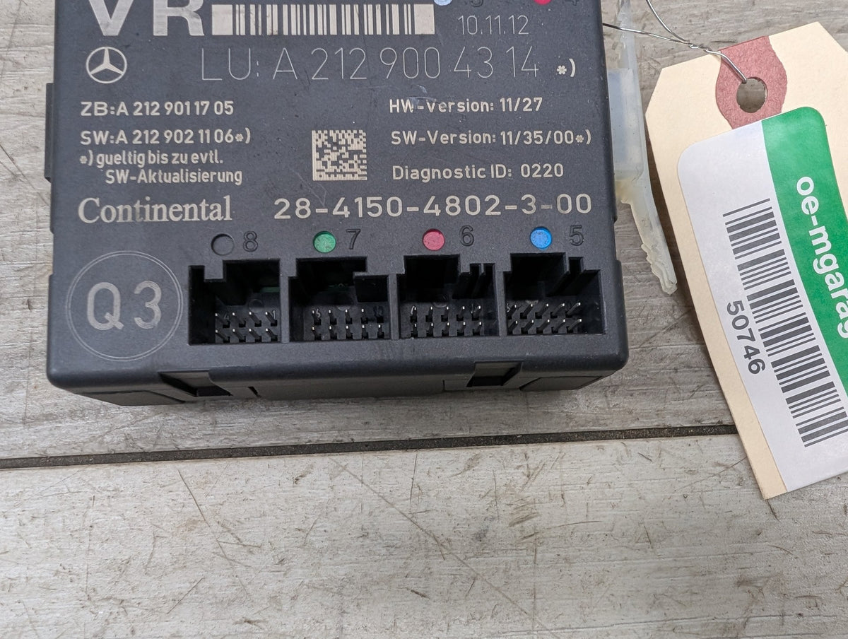 OEM Mercedes W204 W207 W212 C300 E550 Front Right Passenger Door Control Module