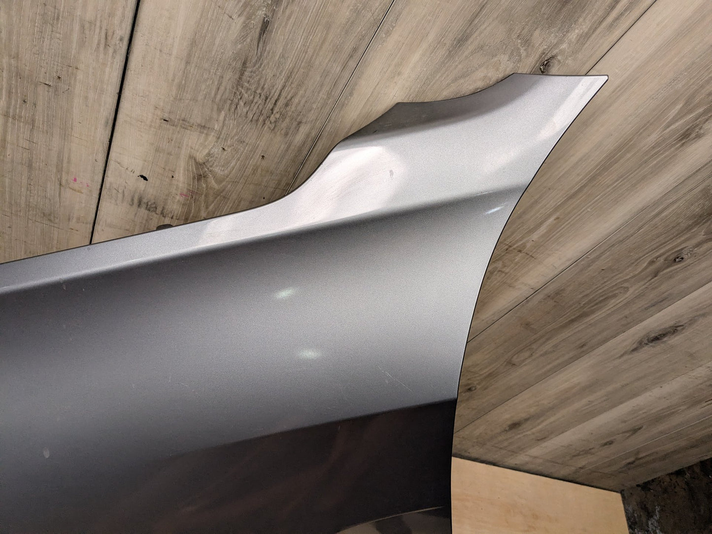 14-18 OEM BMW F15 X5 Front Left Driver Side Fender Panel Gray A52 SPACEGRAU METALLIC (A52)