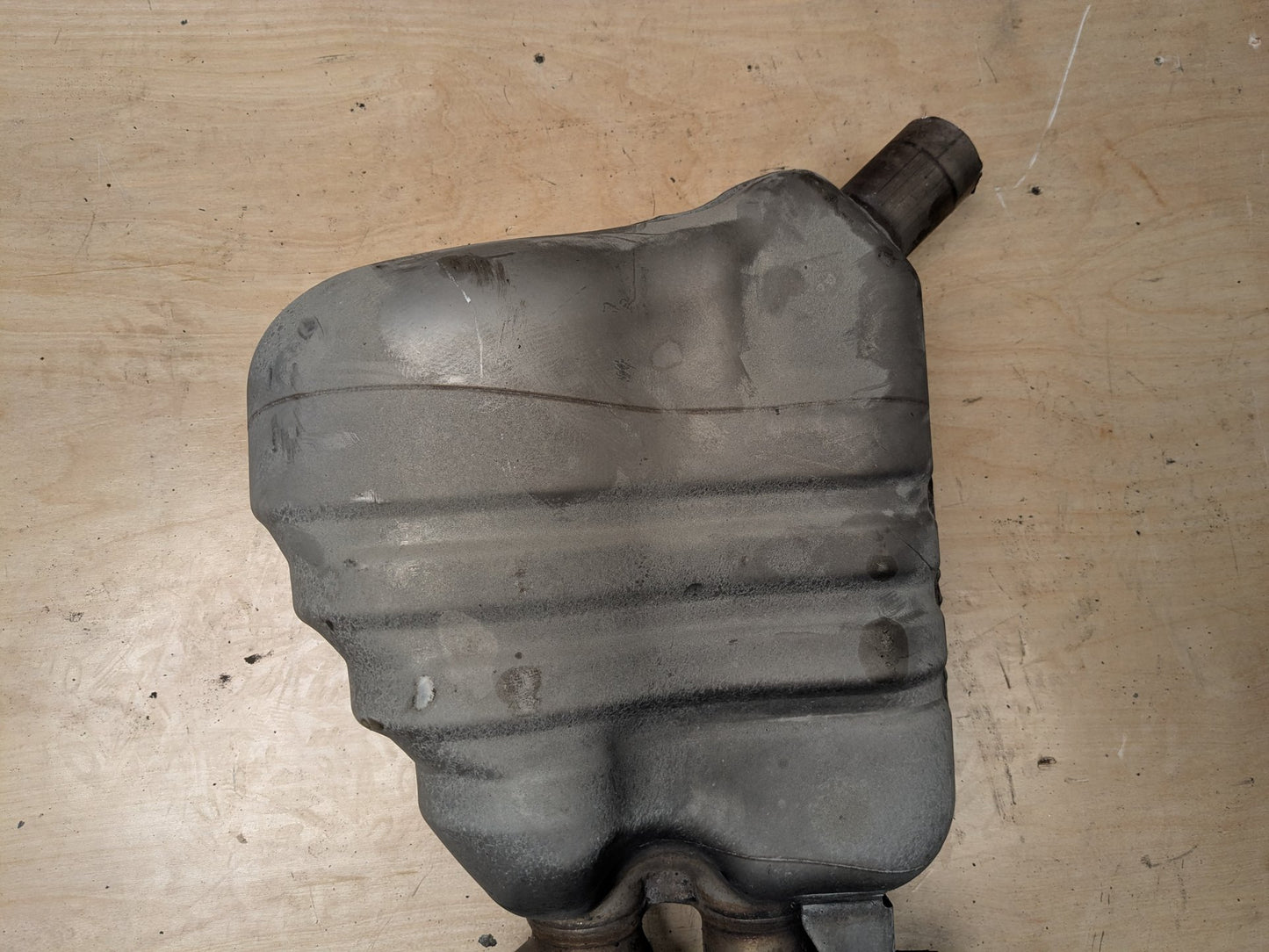13-17 OEM AUDI S4 S5 3.0L Rear Left Driver Side Exhaust Muffler