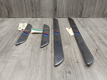 06-14 OEM BMW E70 E71 X5 X6 X5M M Front Rear Door Sill Cover Trim Entrance SET