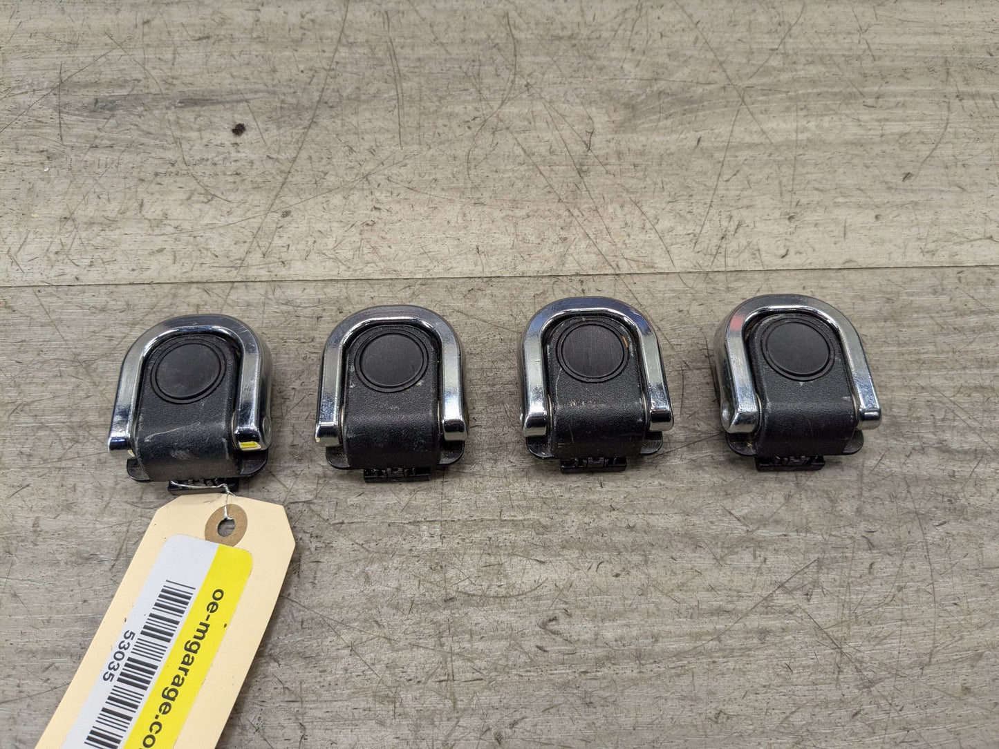 OEM BMW E70 E83 F15 F25 G01 X3 X5 Trunk Cargo Latch Tie Down Hook Clasp Ring (4)