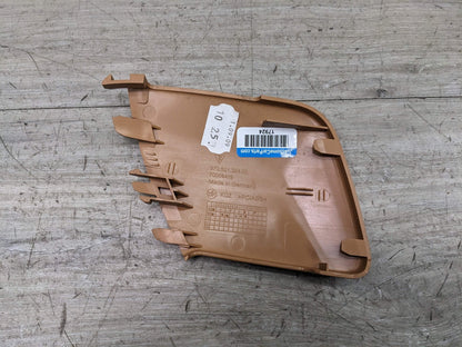 10-16 OEM Porsche Panamera Front Right Lower Seat Trim Cover Panel Beige