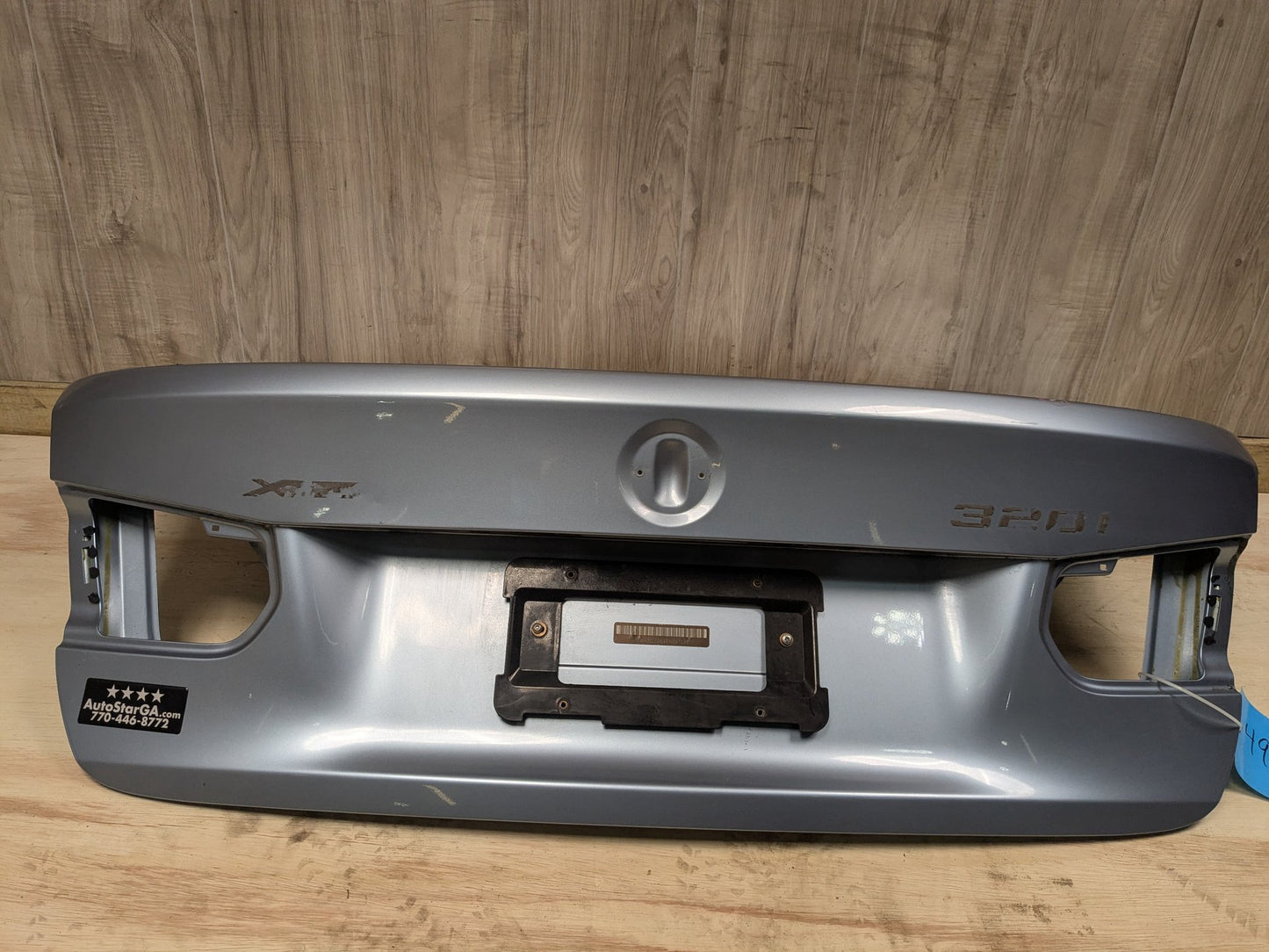 12-18 OEM BMW F30 F80 320 328 335 340 M3 Rear Trunk Lid Panel Deck Shell Blue LIQUID BLUE METALLIC (B40)