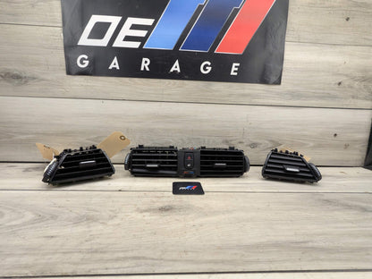14-20 OEM BMW F22 F23 F87 M2 Front Left Right Center Central Air Vent Grille SET