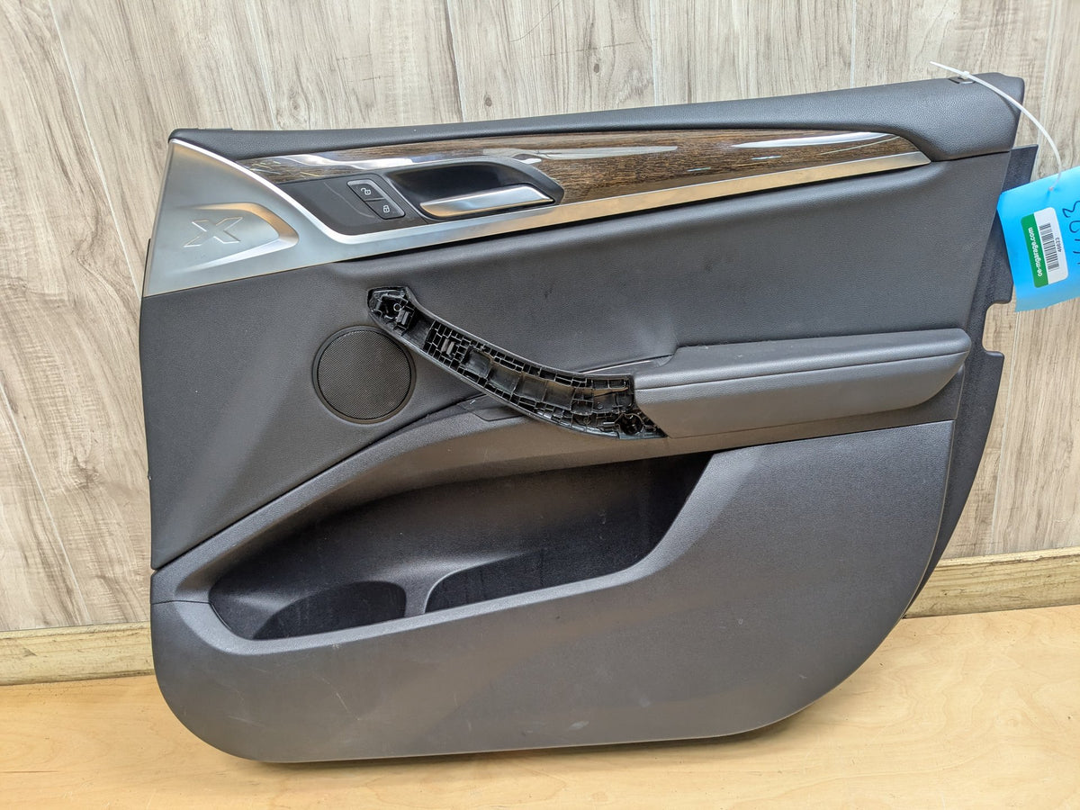 2019 BMW X3 G01 Front Right Passenger Interior Door Panel Card 7410282 18-23 OEM BMW G01 X3 FRONT RIGHT PASSENGER Side Door Panel Card Trim Cover Black OEM