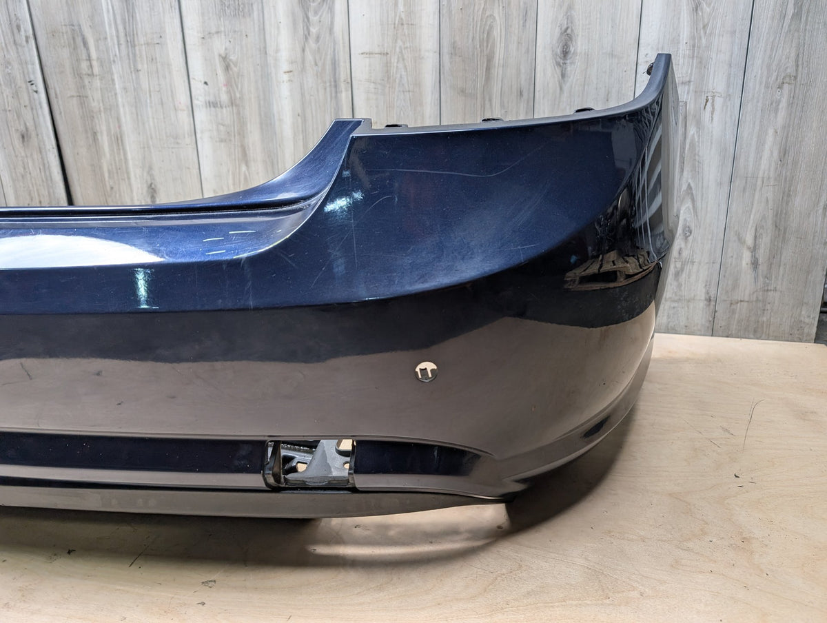 *10-13 OEM Mercedes A207 C207 W207 E350 E550 AMG Rear Bumper Cover w/ Diffuser Blue 890