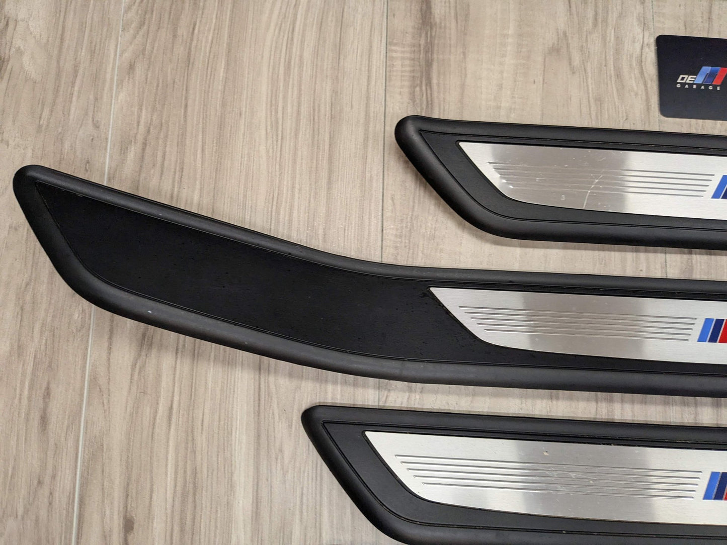 2013 BMW 750Li F02 Front Rear Left Right Scuff Plate Door Sill SET 8046291