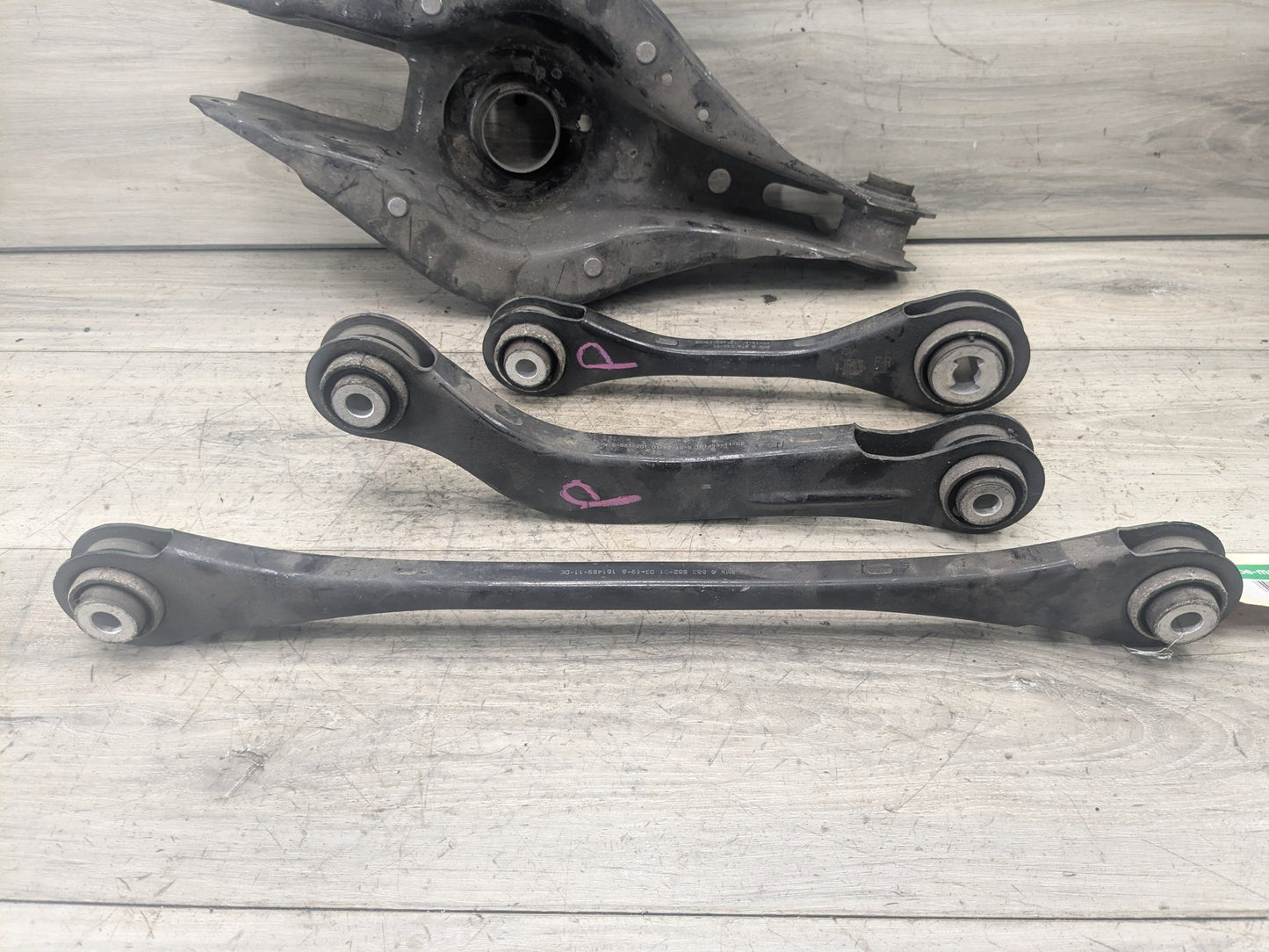 2020 BMW M340i G20 Rear Right Passenger Control Arms SET 0 OEM BMW G20 G22 G23 G26 G42 Rear Right Passenger Upper Lower Control Arm SET (4)