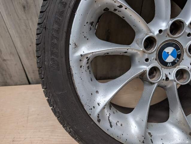 03-08 OEM BMW E85 Z4 Rim Wheel 17x8" ET:47 LA Wheel Turbine Style 106
