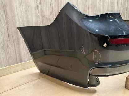*13-15 OEM BMW F01 F02 740 750 M SPORT Rear Bumper Cover PDC Holes Black