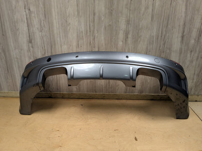 10-13 OEM BMW E70 X5M Rear Bumper Trim Cover Panel Assembly Gray A52 SPACEGRAU METALLIC (A52)