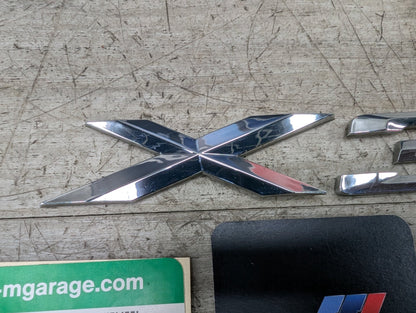11-17 OEM BMW F25 X3 Rear Trunk Lid X3 Badge Emblem