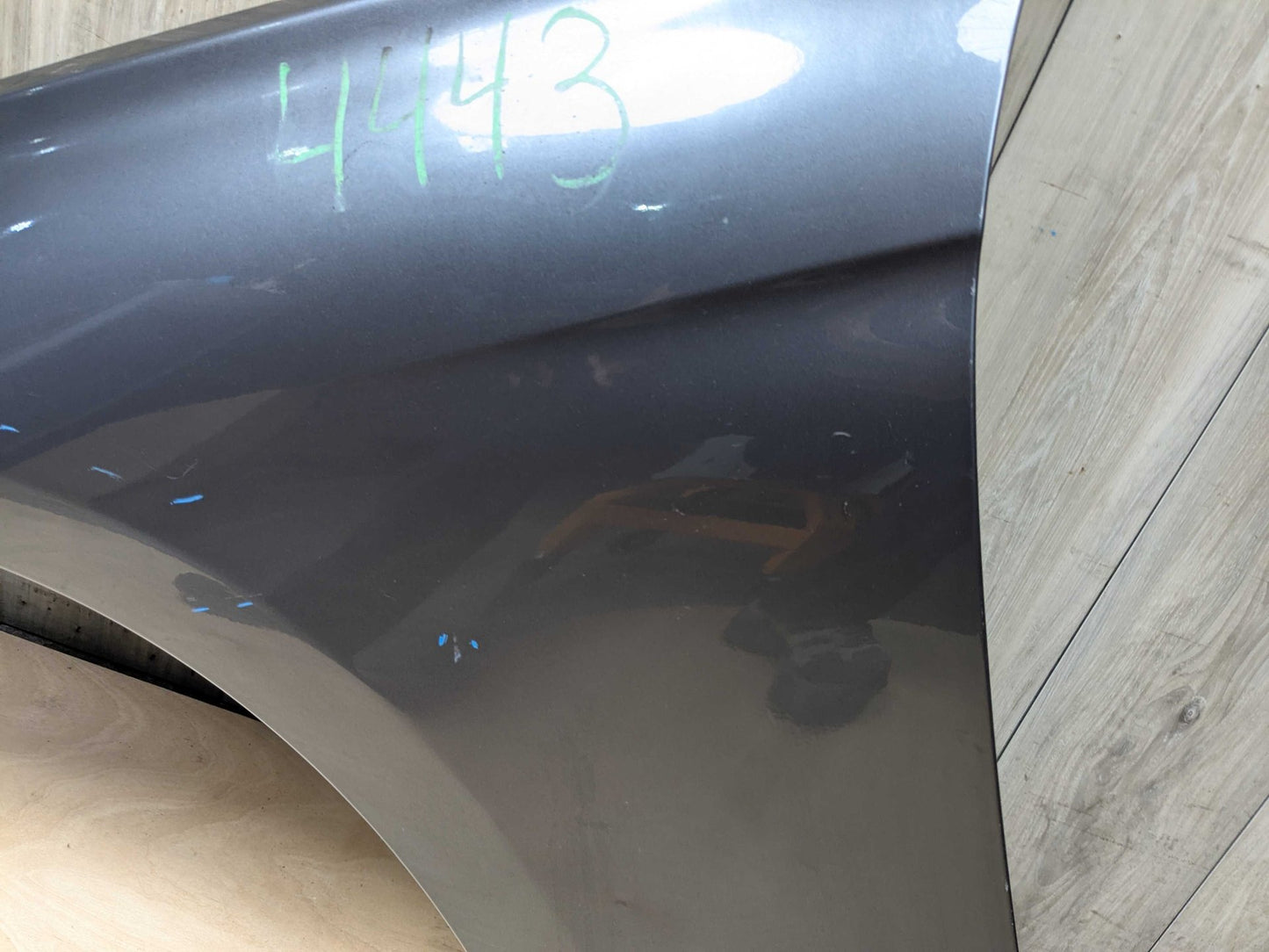 *12-18 OEM BMW F30 F31 328 330 335 340 Left Driver Side Fender Panel Gray B39 MINERALGRAU METALLIC (B39)