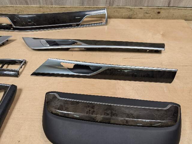 16-19 OEM BMW G12 750 Left Right Center Dash Interior Door Seat Panel Trim SET