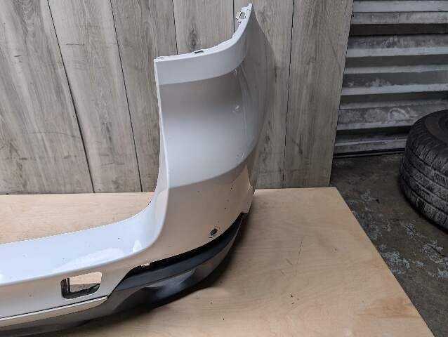 *14-18 OEM BMW F15 X5 Rear Bumper Cover PDC Holes w/ Diffuser N55 N57 White