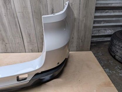 *14-18 OEM BMW F15 X5 Rear Bumper Cover PDC Holes w/ Diffuser N55 N57 White