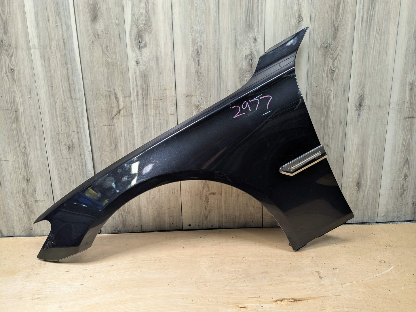 09-15 OEM BMW F01 F02 740 750 Front Left Driver Side Fender Panel Black 475 Black BLACK SAPPHIRE METALLIC (475)