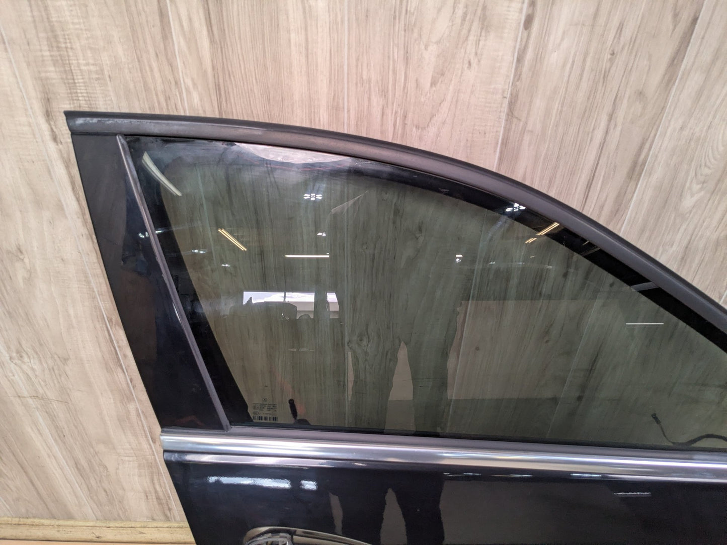 OEM Mercedes W212 E350 E400 E550 Front Right Passenger Door Shell Panel Black 197 (Obsidian black- Metallic finish)