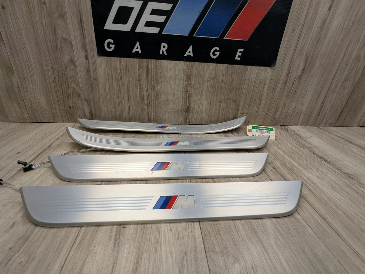 16-19 OEM BMW G11 G12 OEM Door Sills M Trim Illuminated Entry Panels Kit SET*