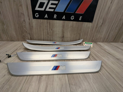 16-19 OEM BMW G11 G12 OEM Door Sills M Trim Illuminated Entry Panels Kit SET*