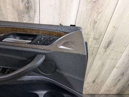OEM BMW G01 X3 FRONT Left Driver SIde Interior Door Panel Card Trim Cover Black