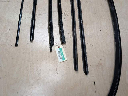 OEM BMW E88 135 Front Rear Door Exterior Trim Molding High Gloss Black SET of 7