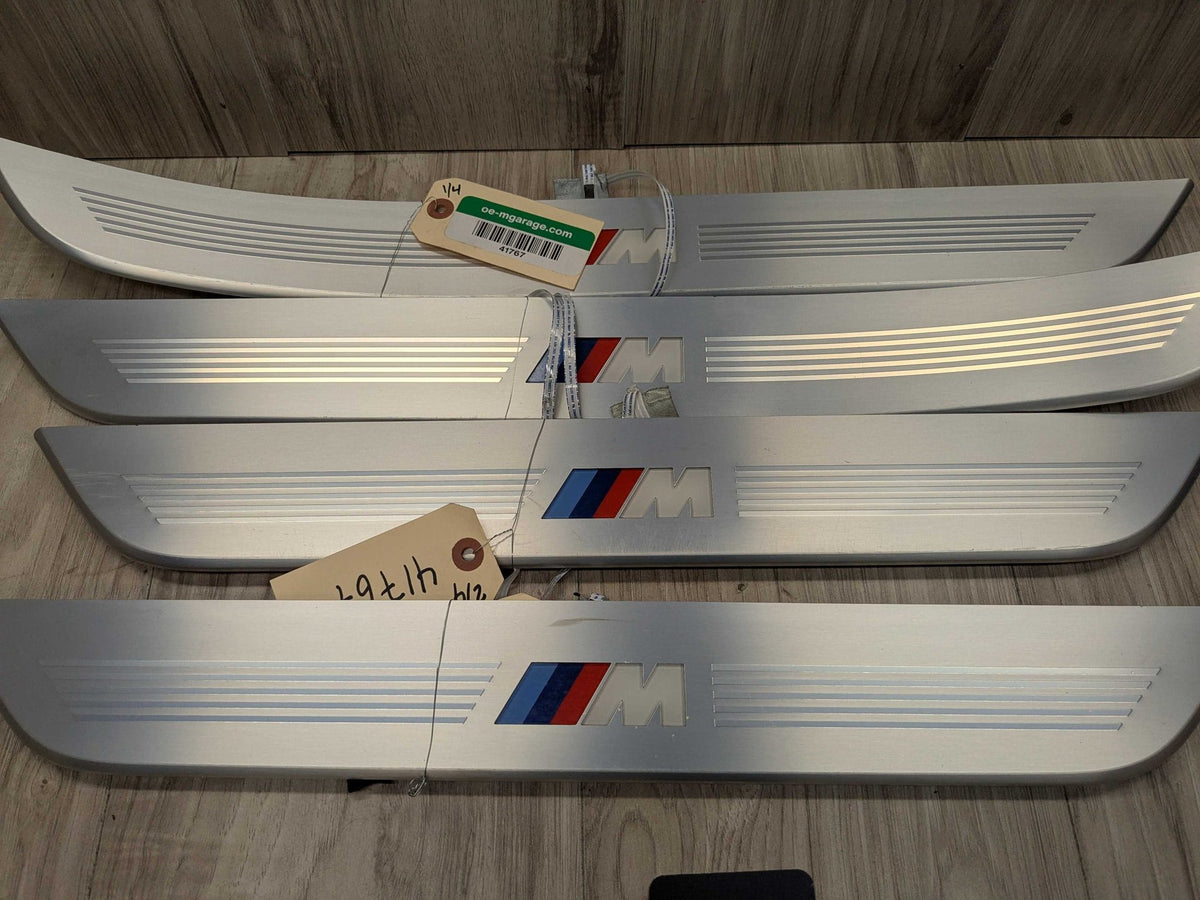 16-19 OEM BMW G11 G12 OEM Door Sills M Trim Illuminated Entry Panels Kit SET*