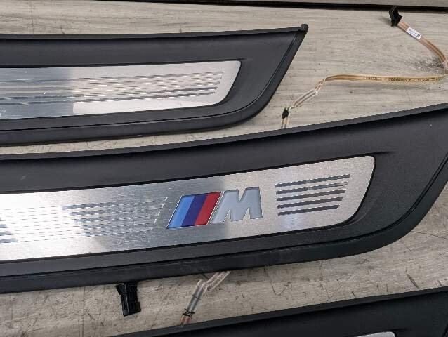 *17-20 OEM BMW G30 530 540 M SPORT Front Rear Left Right Door Sill Cover Trims SET