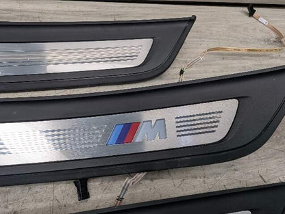 *17-20 OEM BMW G30 530 540 M SPORT Front Rear Left Right Door Sill Cover Trims SET