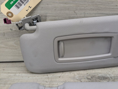 14-18 OEM BMW F15 F85 X5 X5M Left Right Interior Sun Visor Leather PAIR