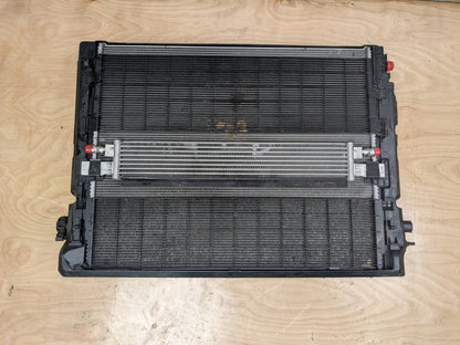 19-22 OEM BMW G20 iX 330i B46 Radiator Condenser Cooling Fan Assembly 600W