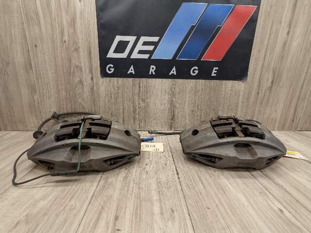16-22 OEM BMW G11 G12 Front Left Right Driver Passenger Brake Caliper Gray SET