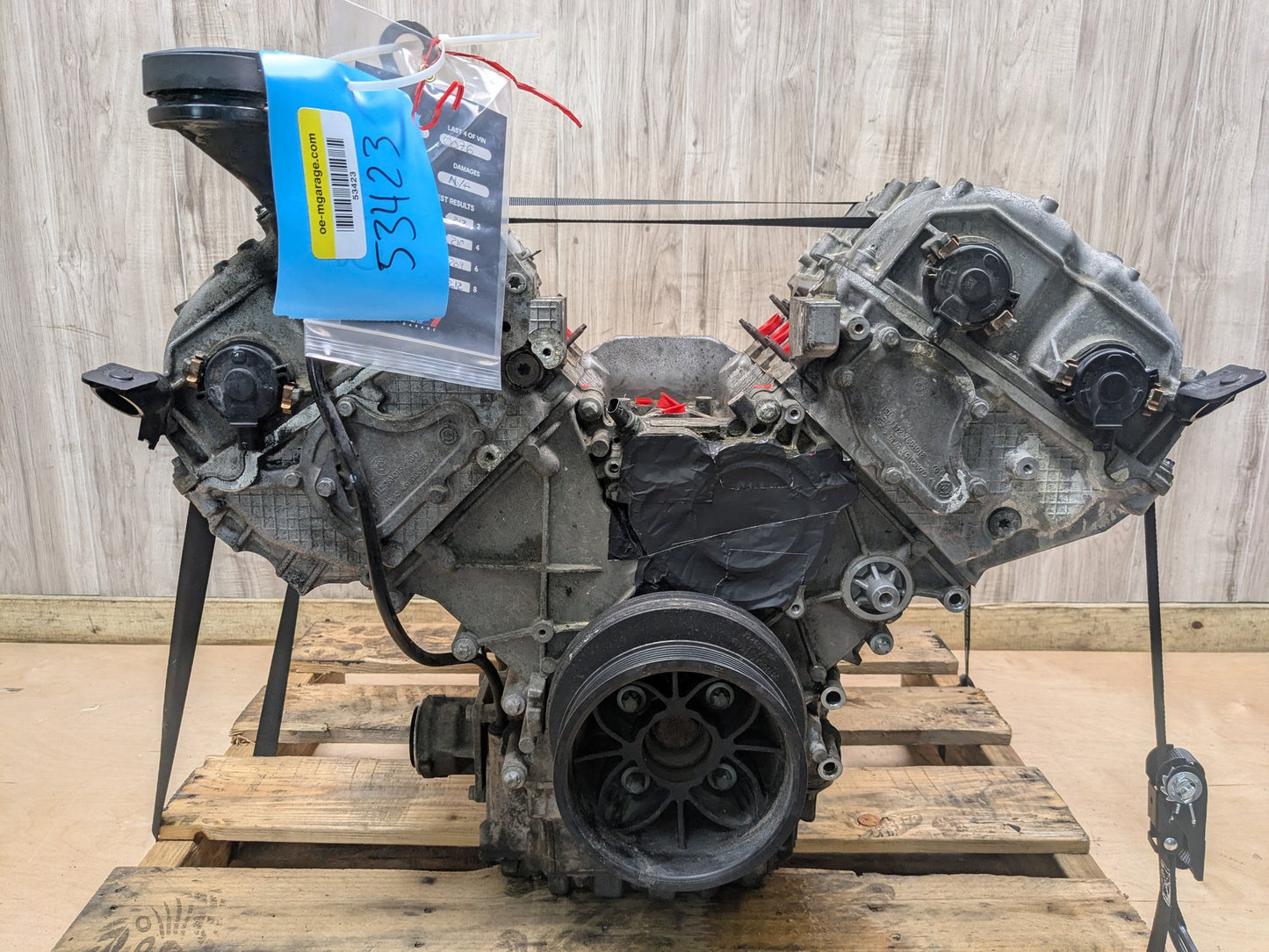 BMW G11 G12 G30 M550 750 AWD Engine Motor N63R N63B44C OEM 128k Ran!