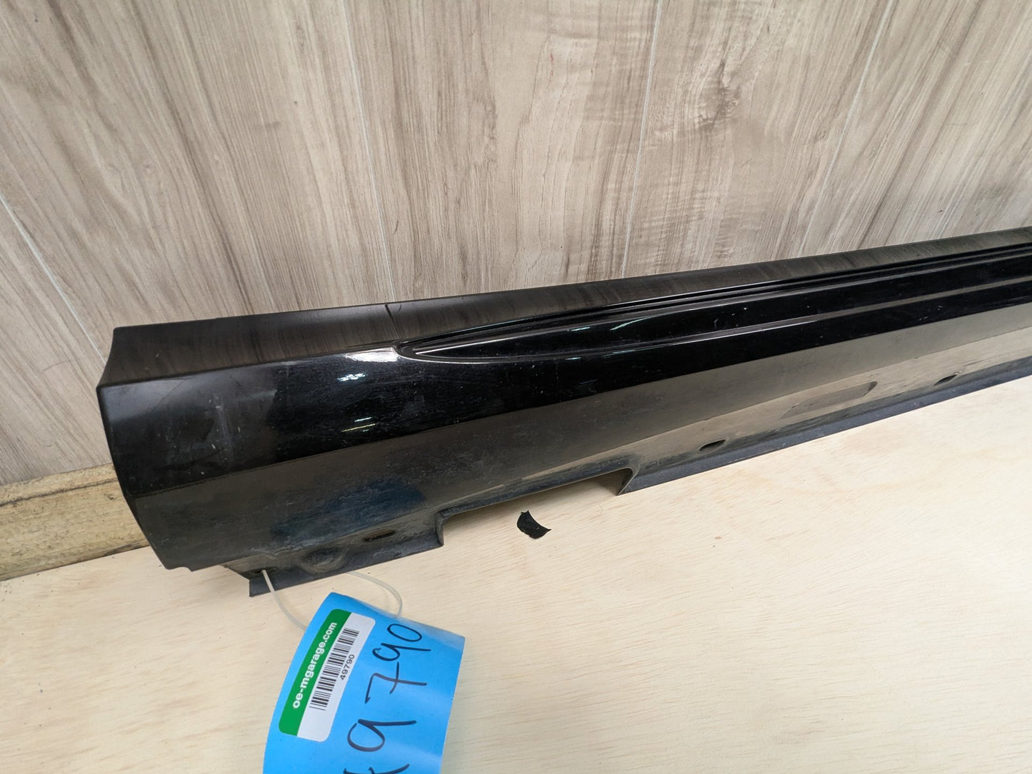 14-16 OEM Mercedes W212 E550 AMG Right Passenger Side Skirt Rocker Panel Black