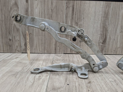 03-08 OEM BMW E85 Z4 Rear Left Right Trunk Lid Hinges PAIR White 300