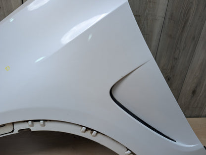 14-18 OEM BMW F15 X5 Front Left Driver Side Fender Panel White MINERALWEISS METALLIC (A96)