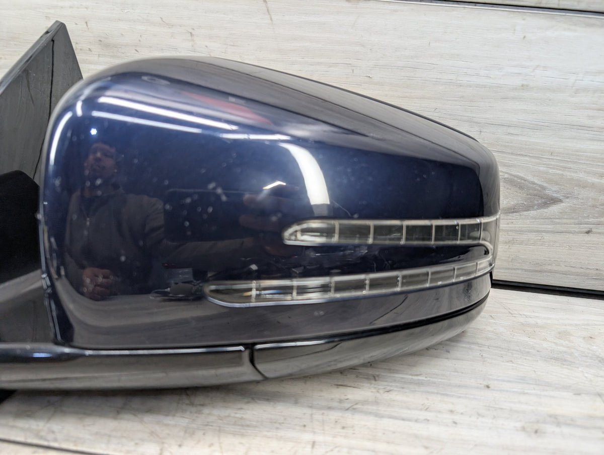 OEM Mercedes W207 W212 E350 E550 Left Driver Side Mirror w/ Glass & Blind Spot