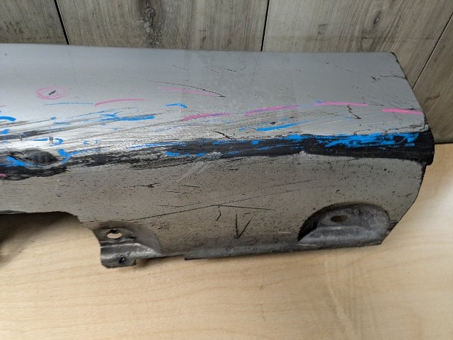01-06 OEM BMW E46 M3 Right Passenger Side Skirt Rocker Panel Molding Silver 354
