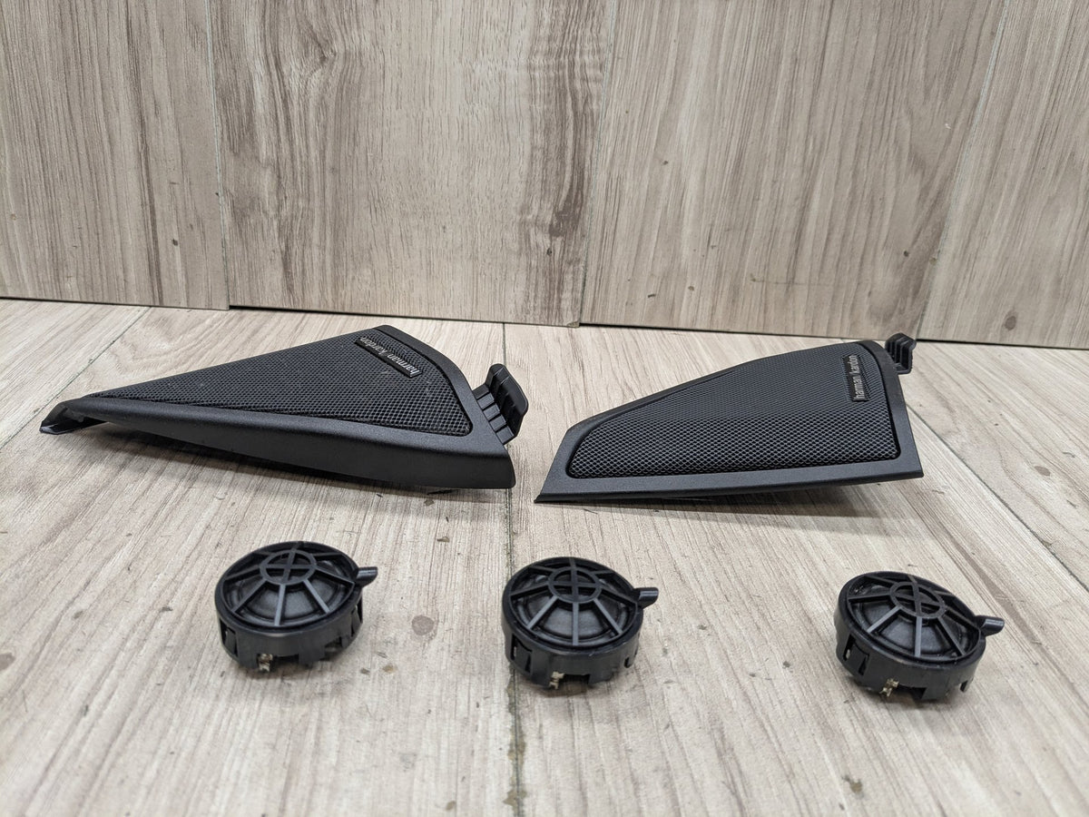 10-16 OEM Mercedes W212 E350 E400 E550 Left Right Door Tweeter Speaker Cover SET