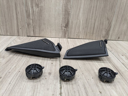 10-16 OEM Mercedes W212 E350 E400 E550 Left Right Door Tweeter Speaker Cover SET