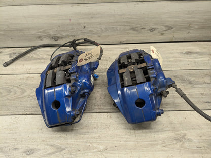 2020 BMW M340i G20 Front Rear Left Right Brake Caliper SET 6891235 OEM BMW G20 G22 G23 M240 M340 M440 Front Rear Left Right Brake Calipers SET Blue