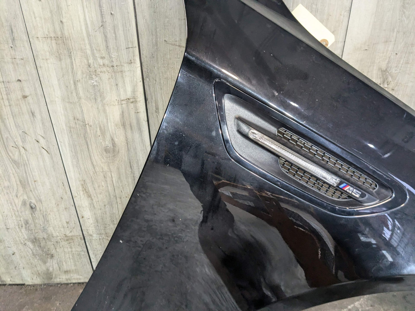 12-16 OEM BMW F10 M5 Front Right Passenger Side Fender Panel Shell Black Black