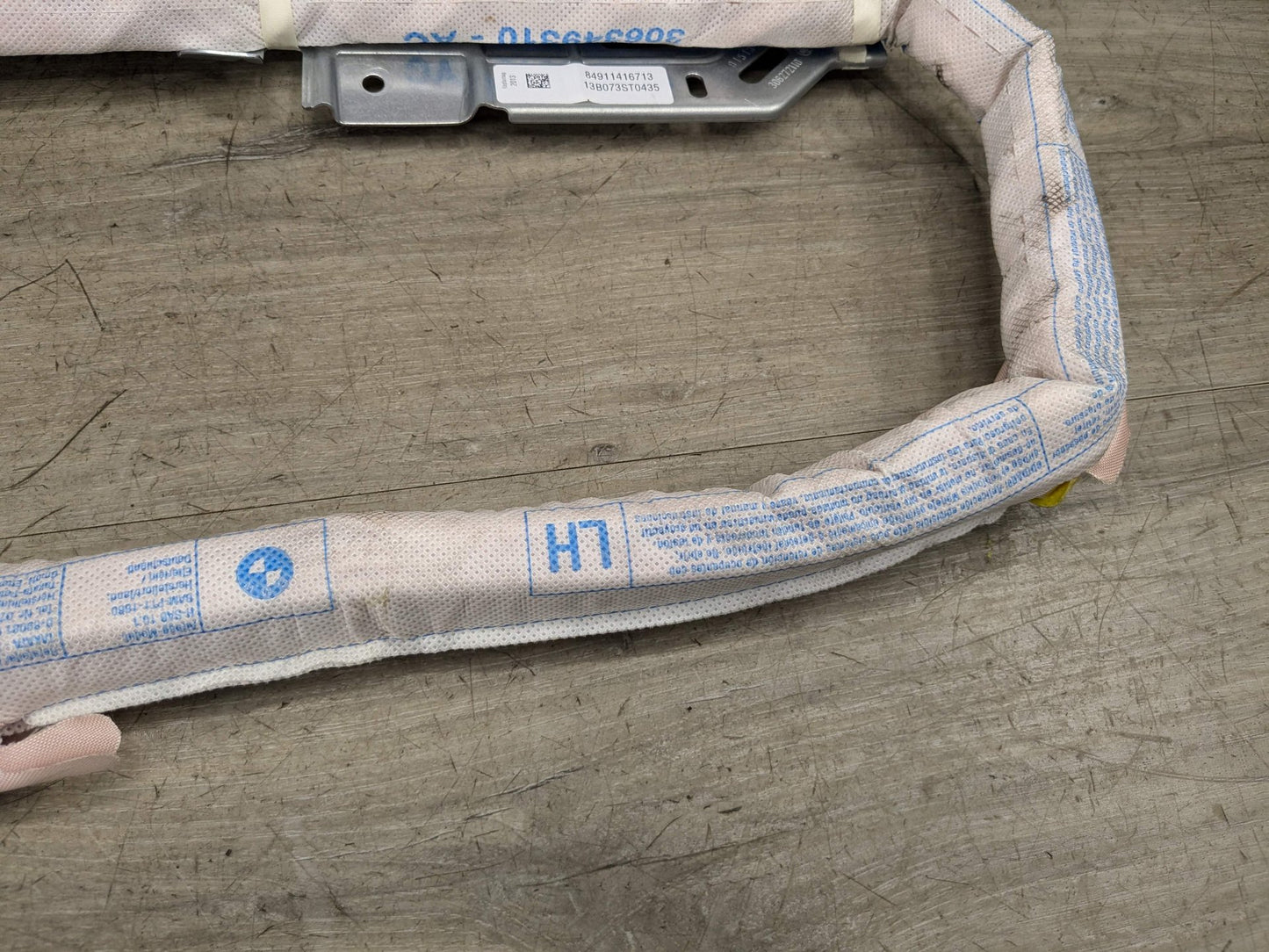 10-15 OEM BMW F02 F04 740 750 Left Driver Top Roof Head Air Bag Airbag Curtain