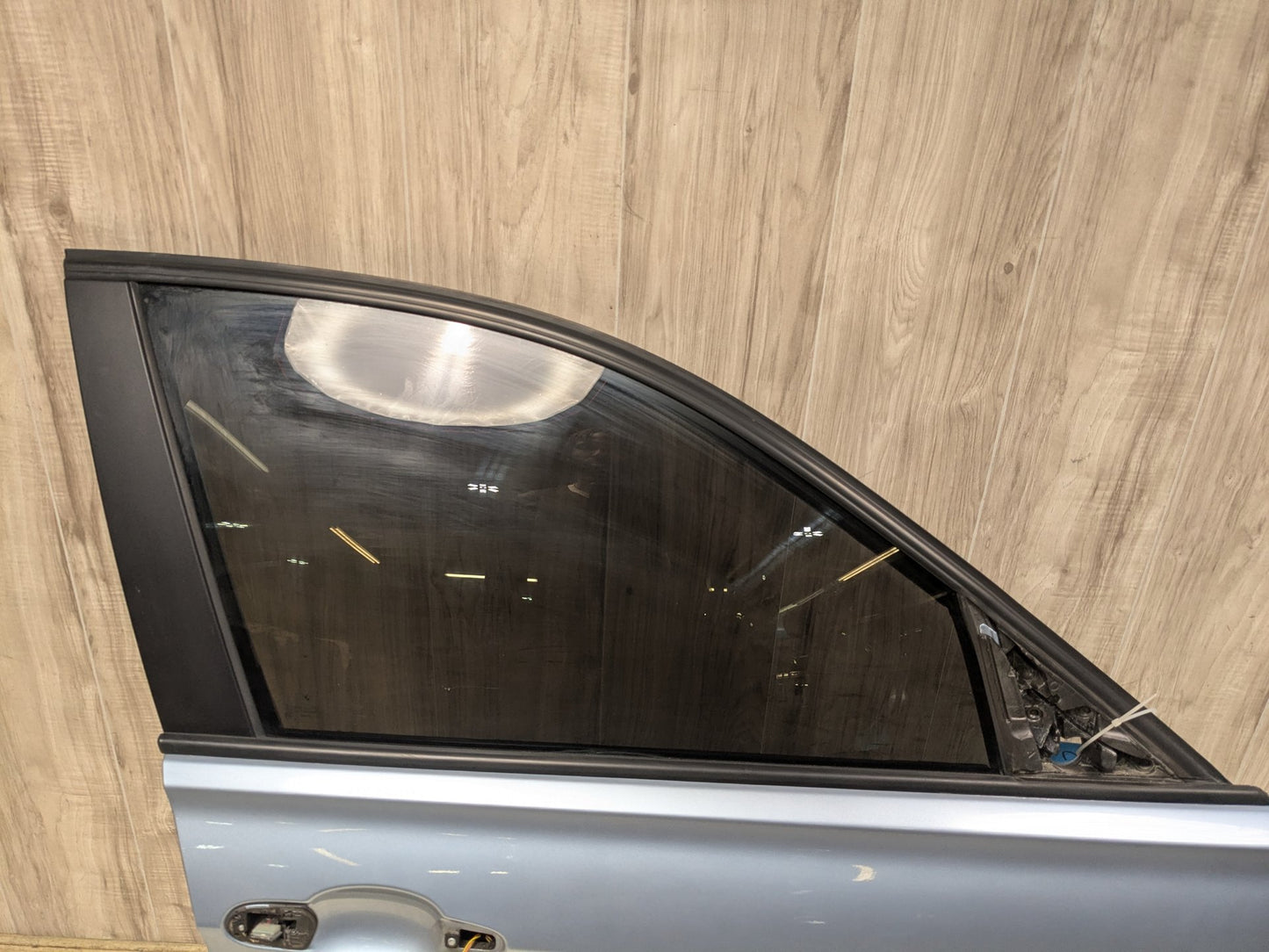 OEM BMW F30 F80 328 330 335 340 M3 Front Right Passenger Door Shell Panel Blue LIQUID BLUE METALLIC (B40)