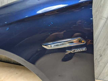 11-16 OEM BMW F10 528 535 550 Left Driver Side Fender Panel Blue A89