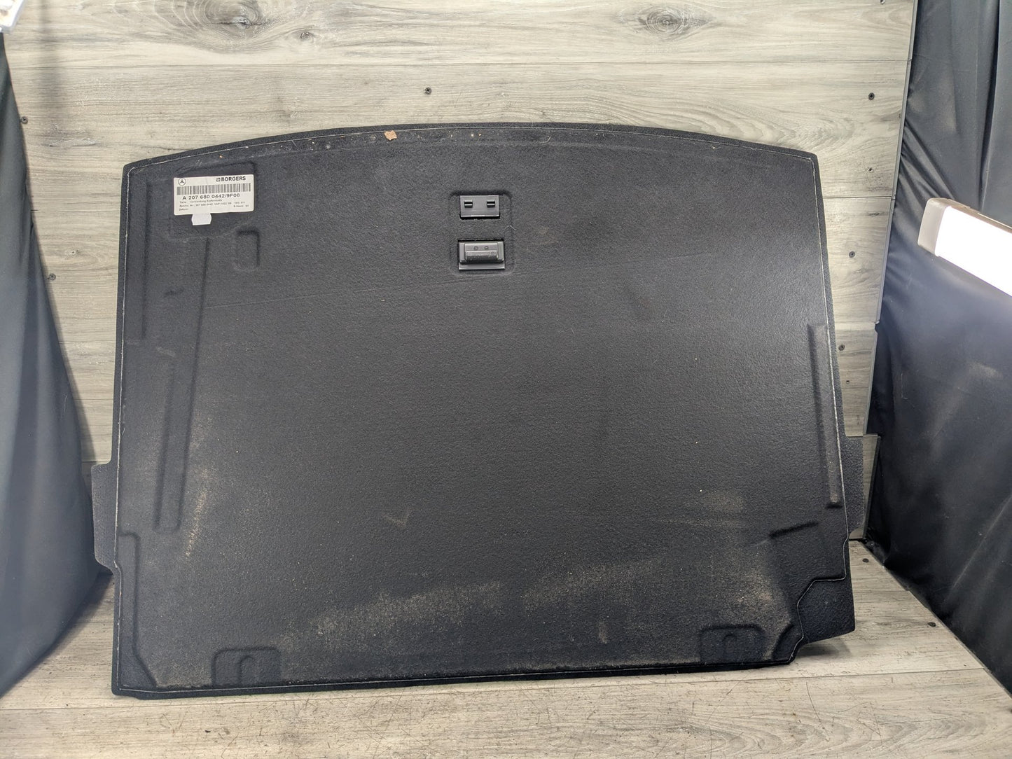 2013 Mercedes-Benz E550 E-Class A207- Rear Trunk Cargo Floor Carpet Spare Tire Cover PN: 0