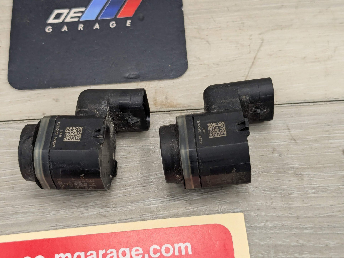 OEM BMW F06 F10 F12 F13 F01 F02 Parking Distance Sonic Sensor PDC White Pair*