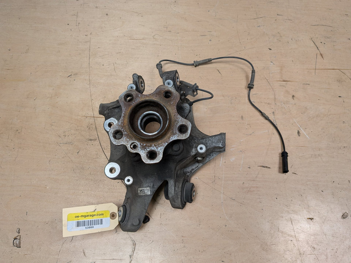2016-2022 BMW 750i G12 Rear Left Driver Spindle Knuckle w/ Bearing 6861135 OEM