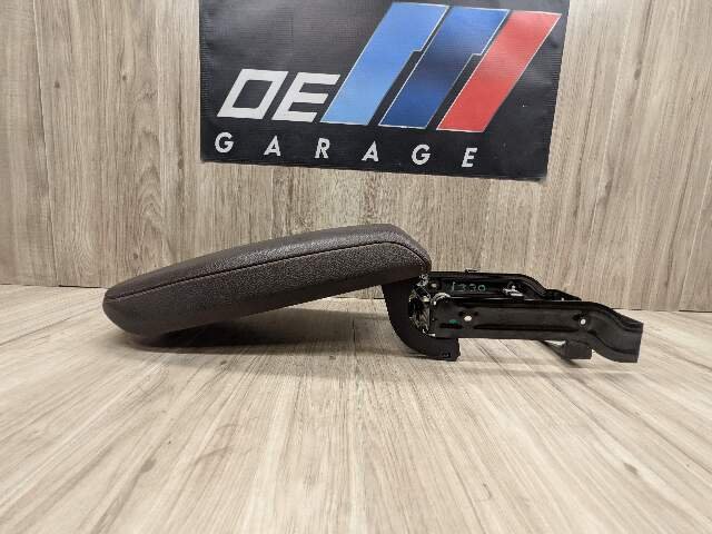OEM BMW F25 F26 X3 X4 Front Center Console Armrest Arm Rest w/ Bracket Mocha