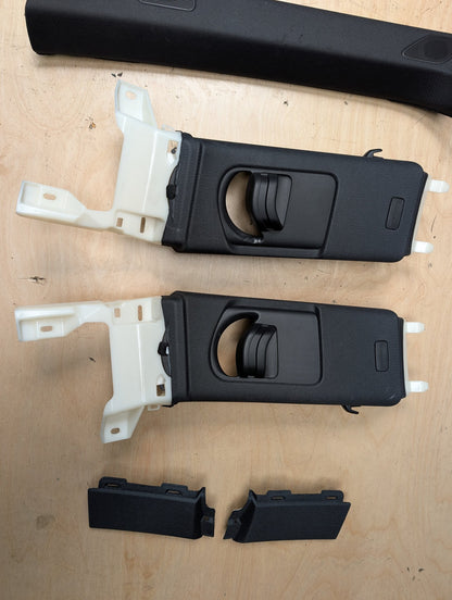 18-24 OEM Audi A5 S5 Interior Upper Left Right Roof Headliner Sun Visors Door Trim SET